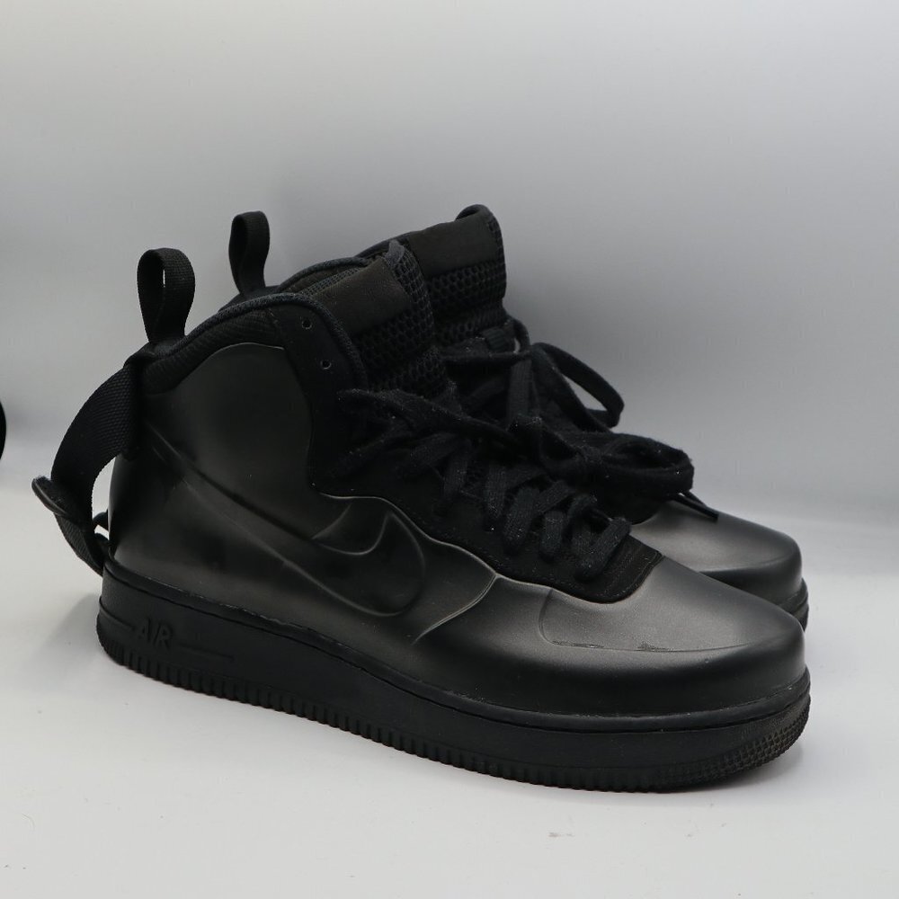 Triple Black Foamposite Cup Sneakers Men Size 7.5